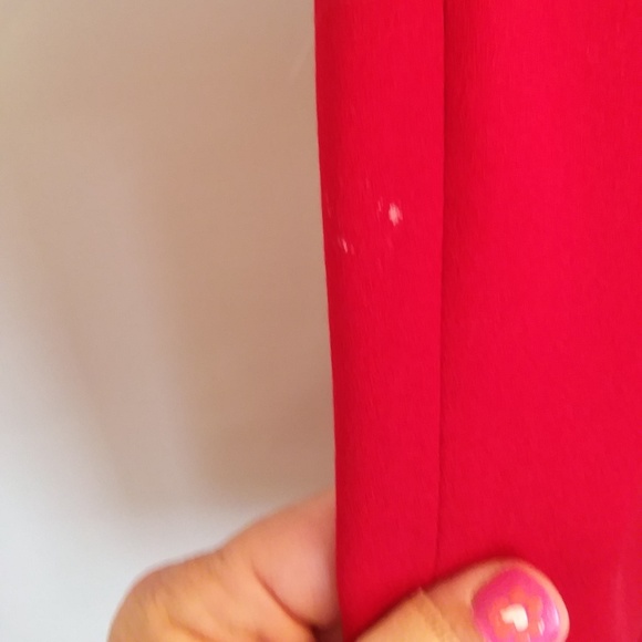 Red Woolen Talbots Dress - Picture 4 of 8